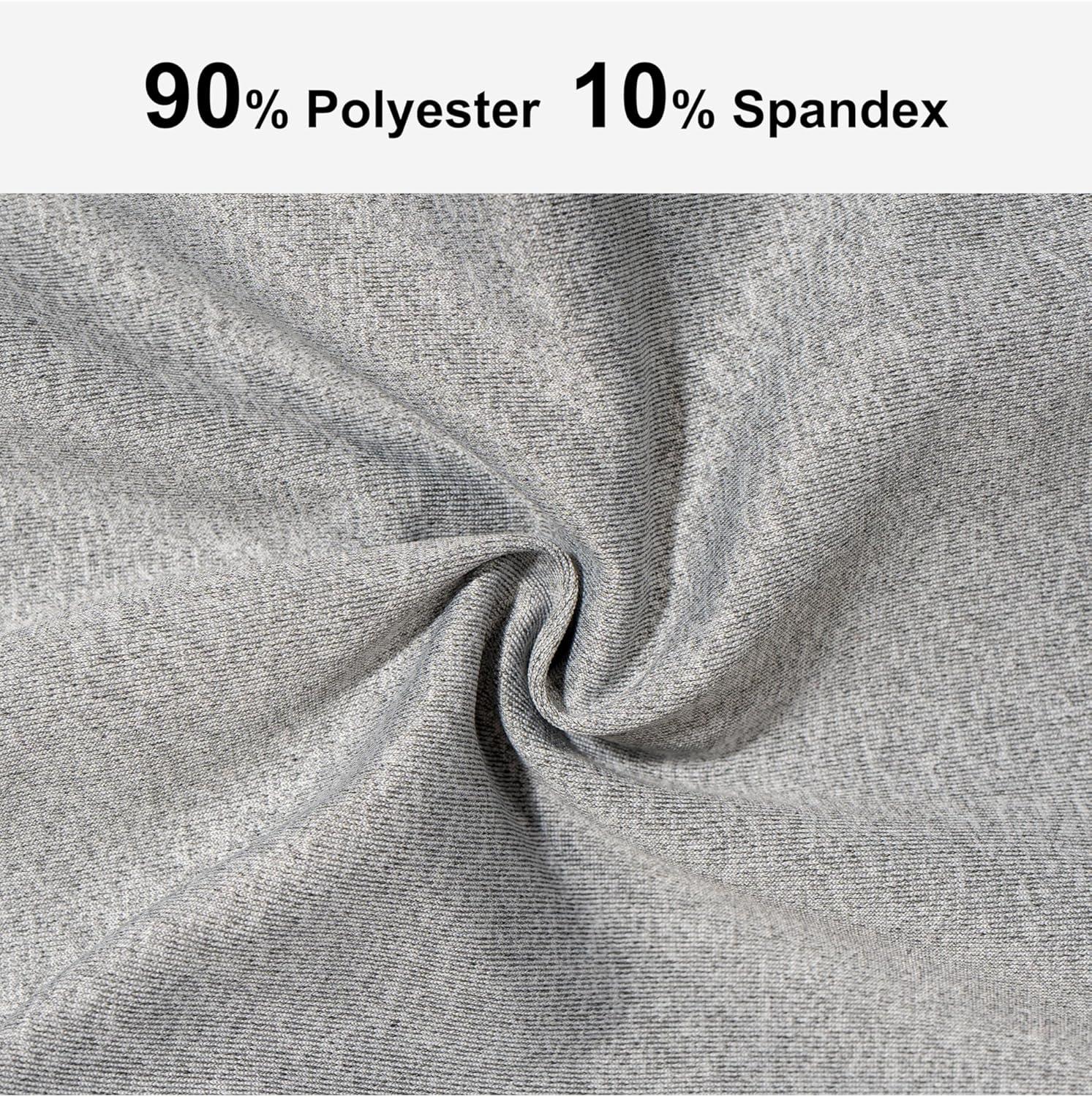 imageLittle Donkey Andy Boys Sweatpants Quick Dry with Zipper Pockets Youth Athletic Jogger PantsLight Gray