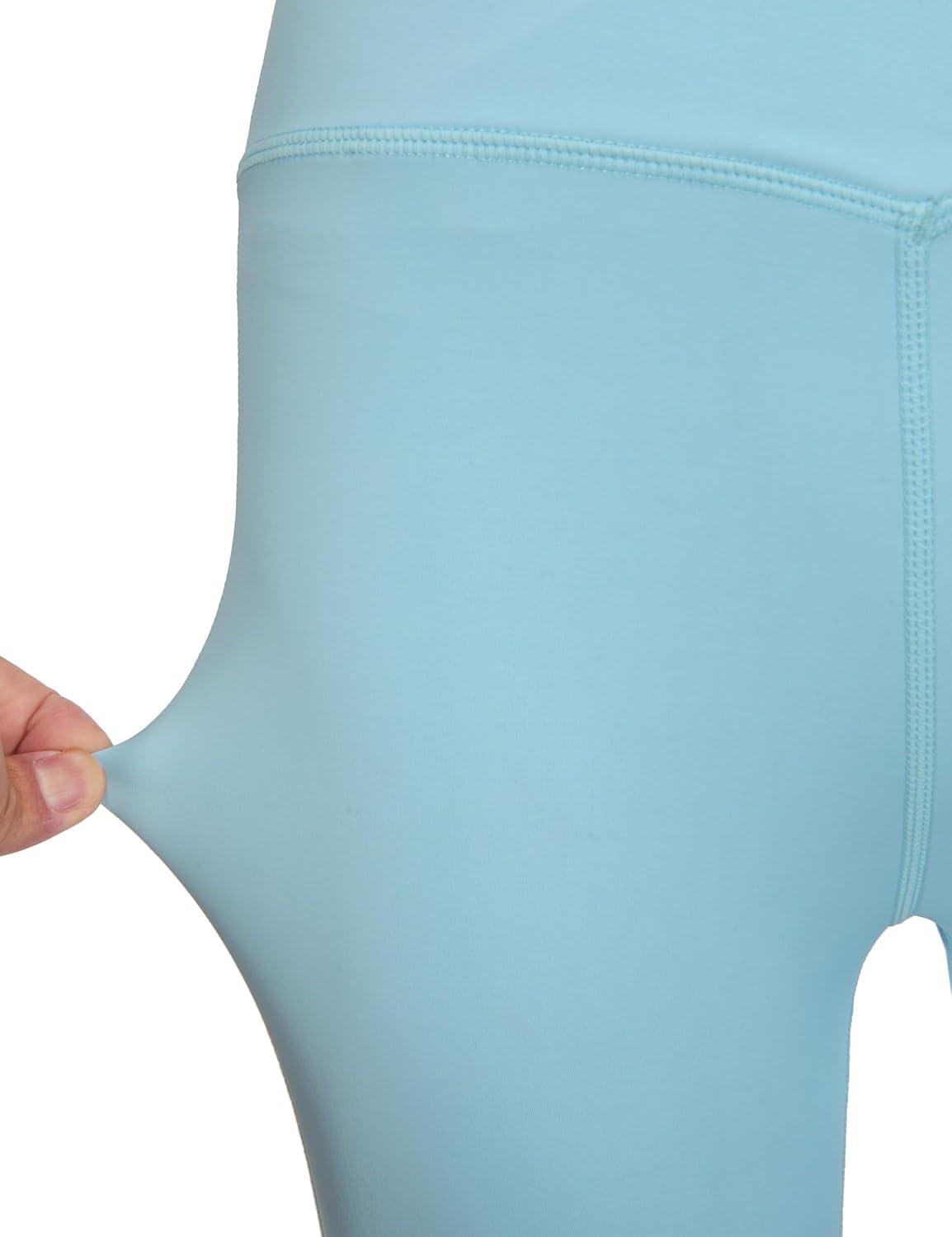 imageLittle Donkey Andy Girls Flare Leggings Cross Yoga Pants Athletic Casual Length PantsLight Blue