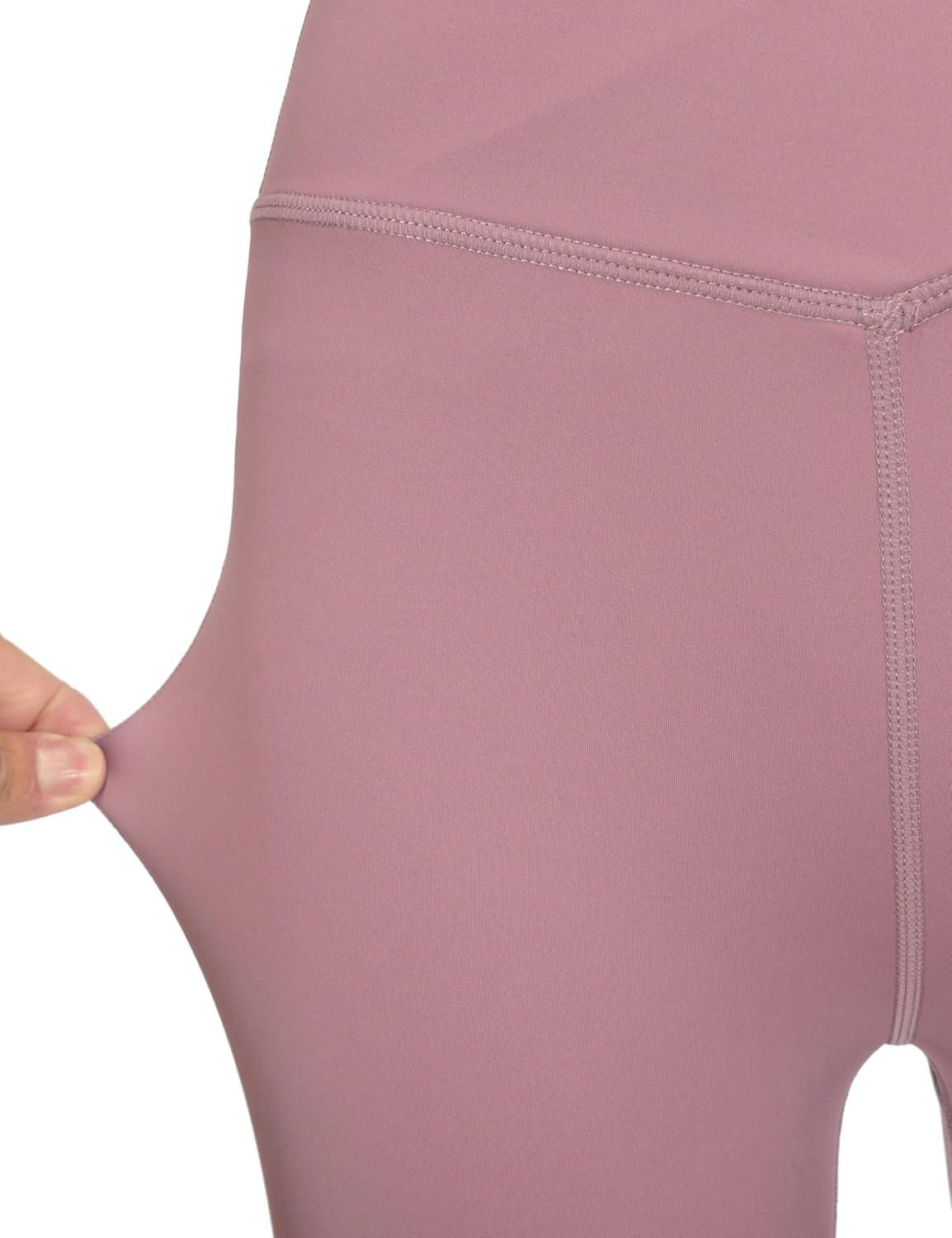 imageLittle Donkey Andy Girls Flare Leggings Cross Yoga Pants Athletic Casual Length PantsPurple