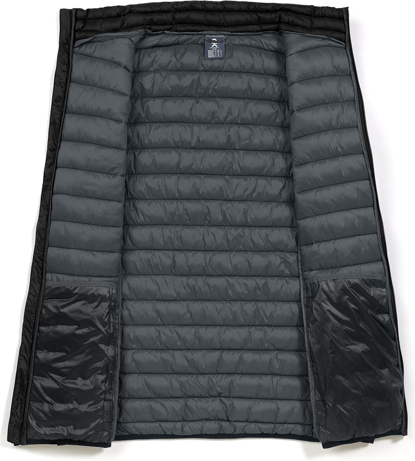 imageLittle Donkey Andy Mens Lightweight Warm Puffer Vest Outdoor Sleeveless Jacket for Golf Hiking Casual Travel1 Jet Black