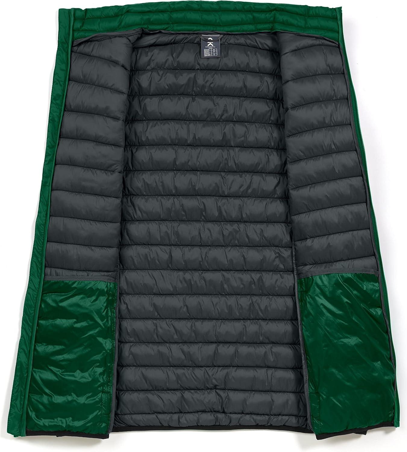 imageLittle Donkey Andy Mens Lightweight Warm Puffer Vest Outdoor Sleeveless Jacket for Golf Hiking Casual Travel7 Pine Green