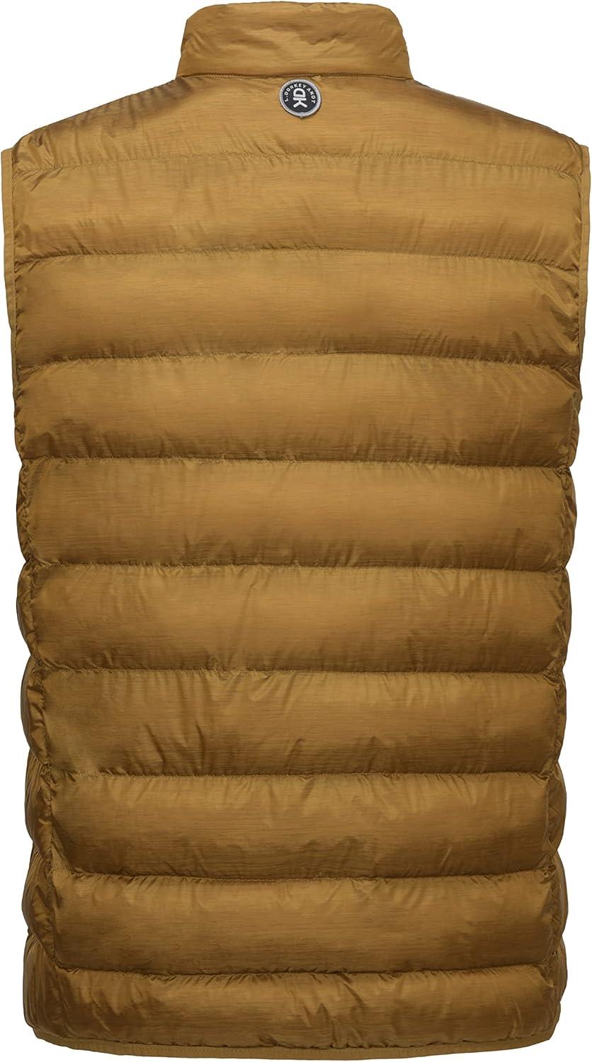 imageLittle Donkey Andy Mens Lightweight Warm Puffer Vest Thermal Golf Sleeveless Jacket for Outdoor Hiking Travel Casual6 Mustard Gold