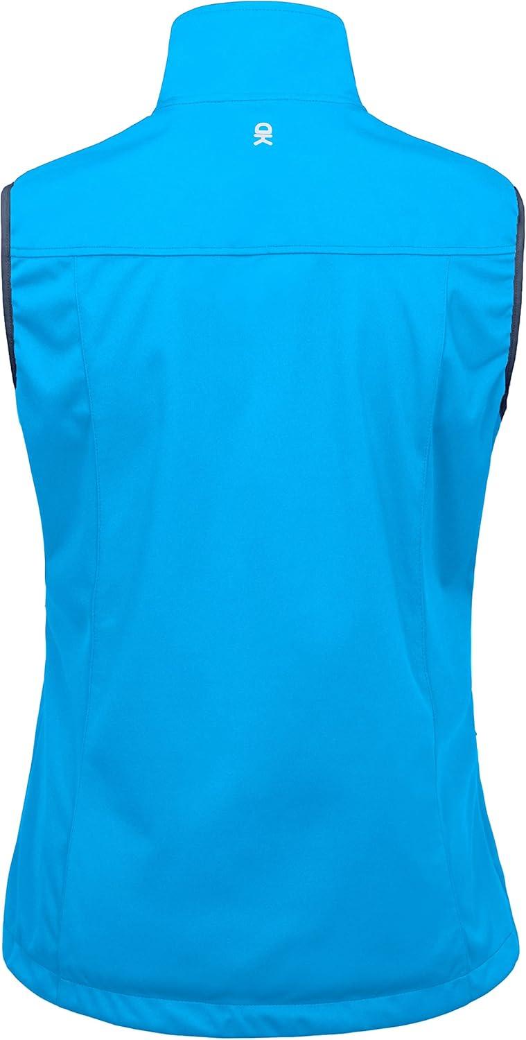 imageLittle Donkey Andy Womens Lightweight Softshell Vest Windproof Sleeveless Jacket for Running Hiking TravelBright Blue
