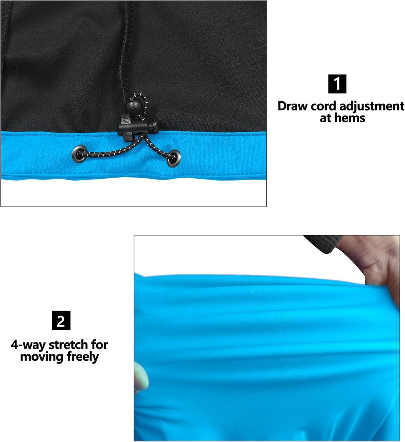 imageLittle Donkey Andy Womens Lightweight Softshell Vest Windproof Sleeveless Jacket for Running Hiking TravelBright Blue