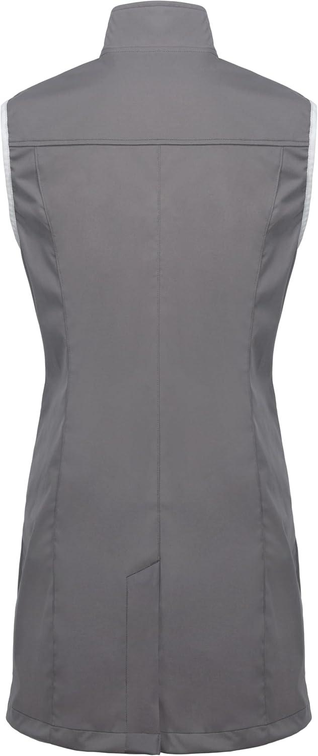 imageLittle Donkey Andy Womens Lightweight Softshell Vest Windproof Sleeveless Jacket for Running Hiking TravelGreylong