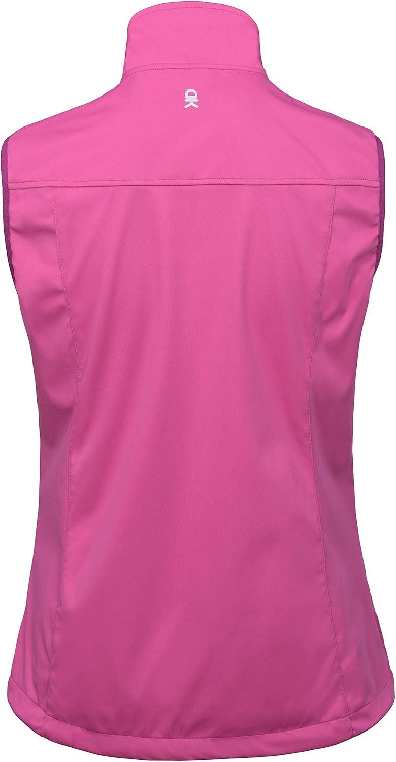 imageLittle Donkey Andy Womens Lightweight Softshell Vest Windproof Sleeveless Jacket for Running Hiking TravelRose