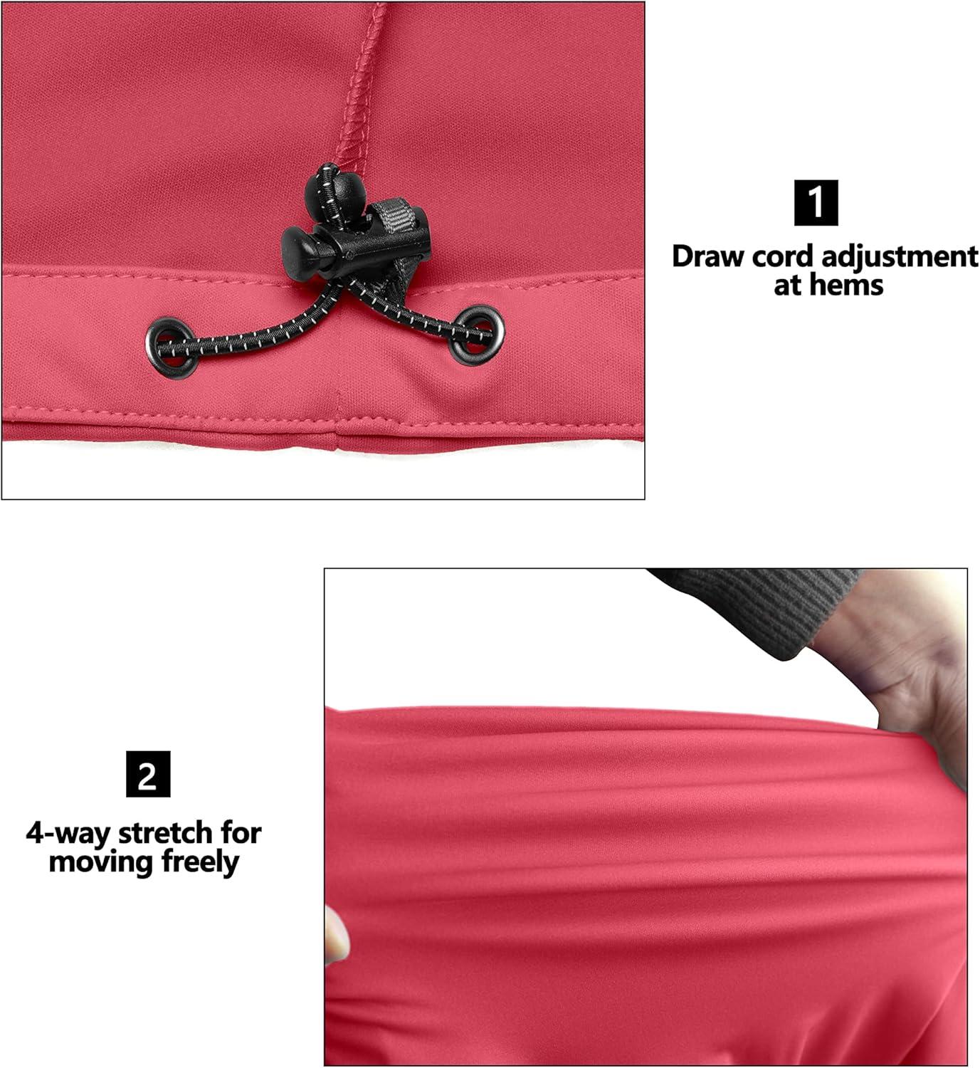 imageLittle Donkey Andy Womens Lightweight Softshell Vest Windproof Sleeveless Jacket for Running Hiking TravelWatermelon