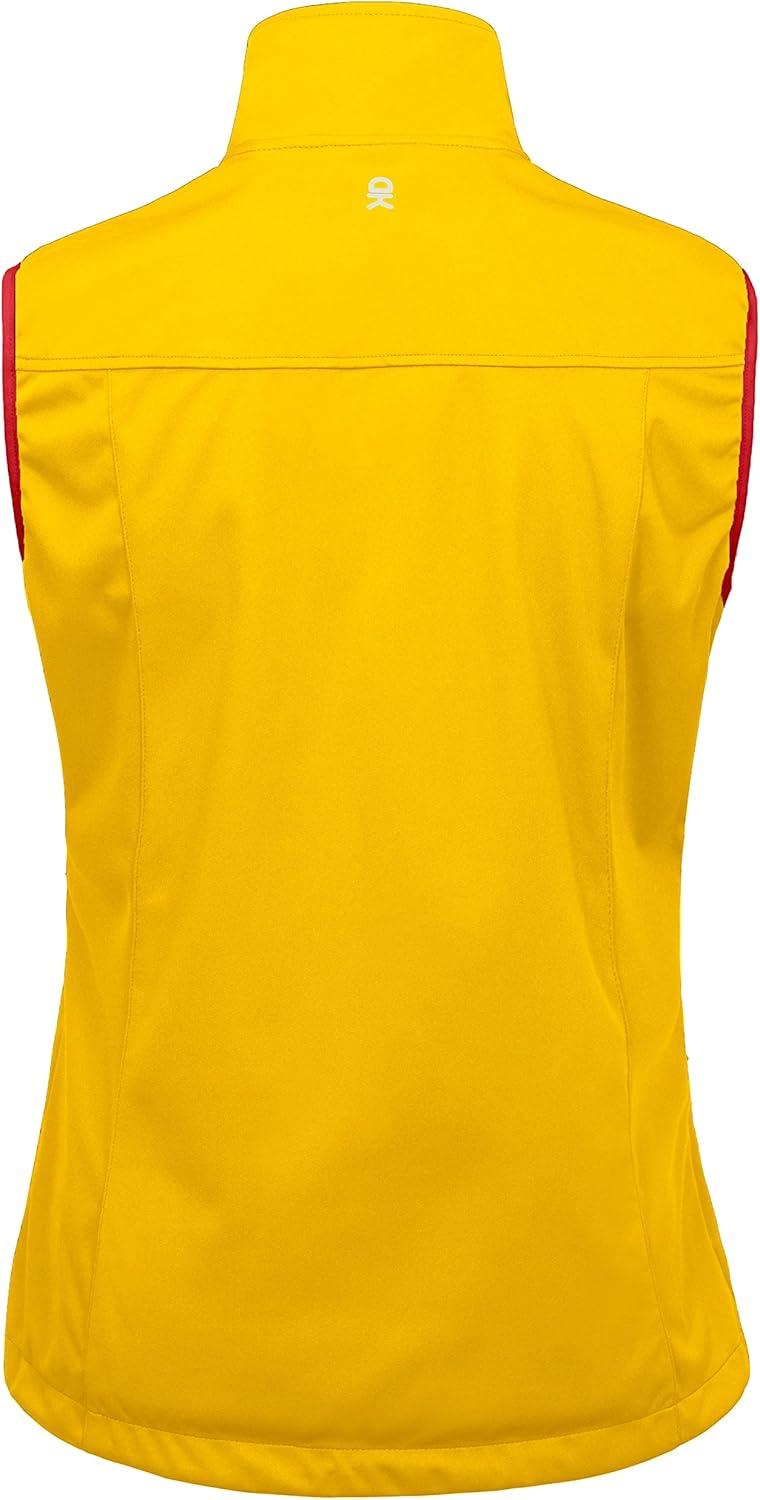imageLittle Donkey Andy Womens Lightweight Softshell Vest Windproof Sleeveless Jacket for Running Hiking TravelYellow