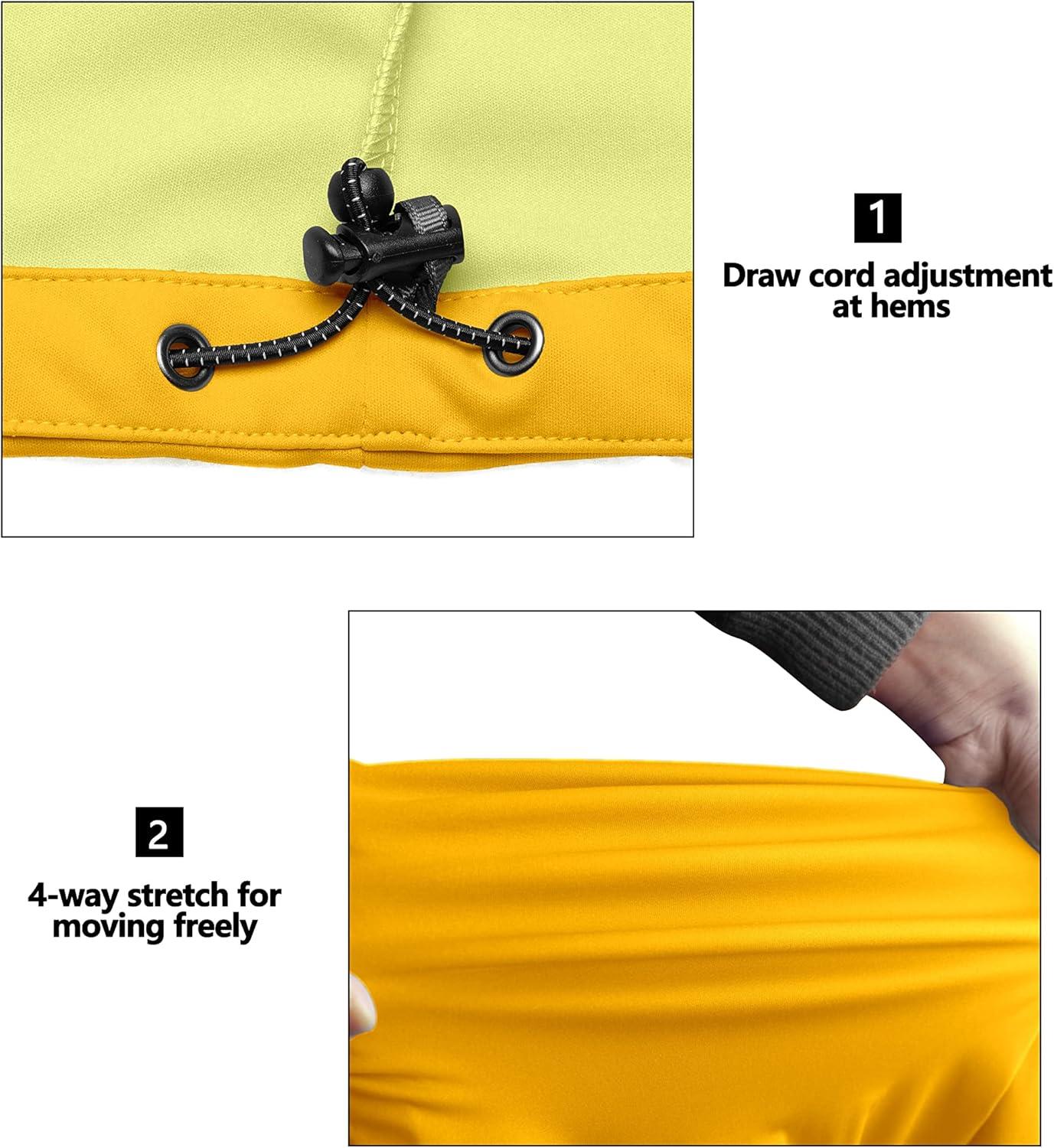imageLittle Donkey Andy Womens Lightweight Softshell Vest Windproof Sleeveless Jacket for Running Hiking TravelYellow