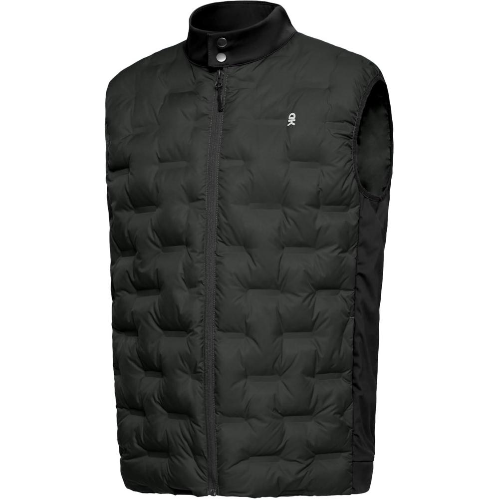 imageLittle Donkey Andy Mens Lightweight Puffer Vest Outdoor Windproof Sleeveless Jacket for Hiking Travel GolfBlack