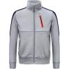 imageLittle Donkey Andy Boys Breathable Track JacketQuick dry Jacket for Boy OutdoorRunningGrey