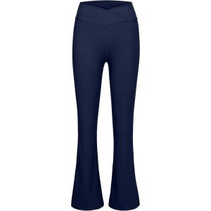 Little Donkey Andy Girl’s Flare Leggings Cross Yoga Pants Athletic Casual Length Pants(Dark Blue)