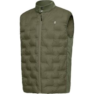 Little Donkey Andy Men’s Lightweight Puffer Vest, Outdoor Windproof Sleeveless Jacket for Hiking Travel Golf(Olive)