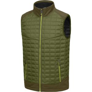 Little Donkey Andy Men’s Lightweight Puffer Vest, Warm Outdoor Sleeveless Jacket for Golf Hiking Running(Olive)
