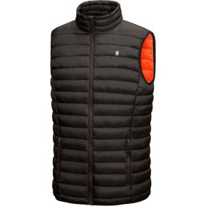 Little Donkey Andy Men’s Lightweight Warm Puffer Vest Outdoor Sleeveless Jacket for Golf Hiking Casual Travel(3. Slate Brown)