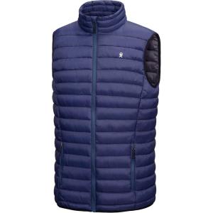 Little Donkey Andy Men’s Lightweight Warm Puffer Vest Outdoor Sleeveless Jacket for Golf Hiking Casual Travel(9. Navy Blue)