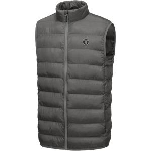 Little Donkey Andy Men’s Lightweight Warm Puffer Vest Thermal Golf Sleeveless Jacket for Outdoor Hiking Travel Casual(3. Light Gray)