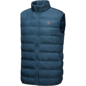 Little Donkey Andy Men’s Lightweight Warm Puffer Vest Thermal Golf Sleeveless Jacket for Outdoor Hiking Travel Casual(4. Midnight Blue)