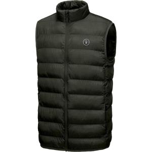 Little Donkey Andy Men’s Lightweight Warm Puffer Vest Thermal Golf Sleeveless Jacket for Outdoor Hiking Travel Casual(5. Ivy Green)