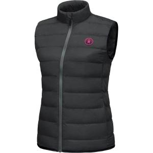 Little Donkey Andy Women’s Lightweight Puffer Vest Outerwear Winter Warm Sleeveless Jacket for Casual Travel Golf Hiking(2. Charcoal Gray)