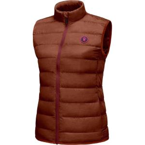 Little Donkey Andy Women’s Lightweight Puffer Vest Outerwear Winter Warm Sleeveless Jacket for Casual Travel Golf Hiking(5. Apricot Orange)