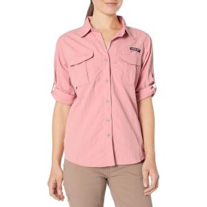 Little Donkey Andy Women’s UPF 50+ UV Protection Shirt, Long Sleeve Fishing Shirt, Breathable and Fast Dry(B-pink)