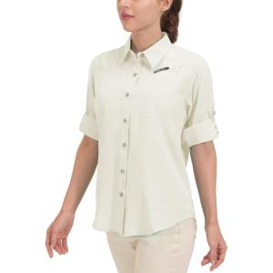Little Donkey Andy Women’s UPF 50+ UV Protection Shirt, Long Sleeve Fishing Shirt, Breathable and Fast Dry(Marshmallow)