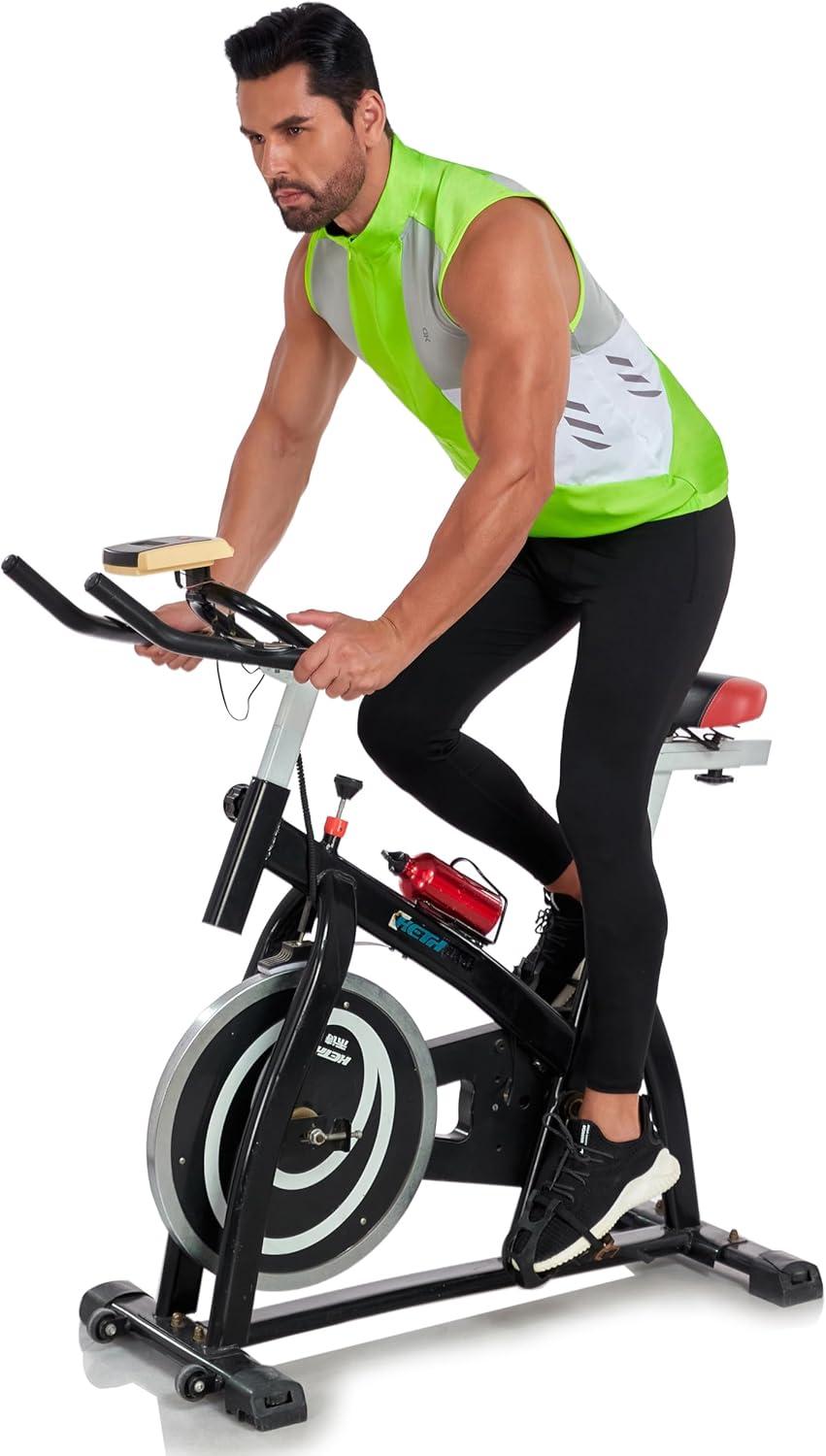 imageLittle Donkey Andy Mens Half Zip Breathable Cycling Vests Reflective Sleeveless Jerseys Lightweight Bicycle RunningSleevelessfluorescent Yellow