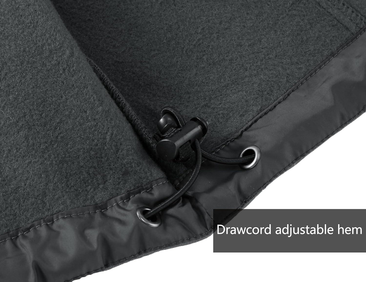 imageLittle Donkey Andy Mens Insulated Hybrid Jacket Quilted Fleece Lined Running Hiking JacketGray Upgrade Cuffs