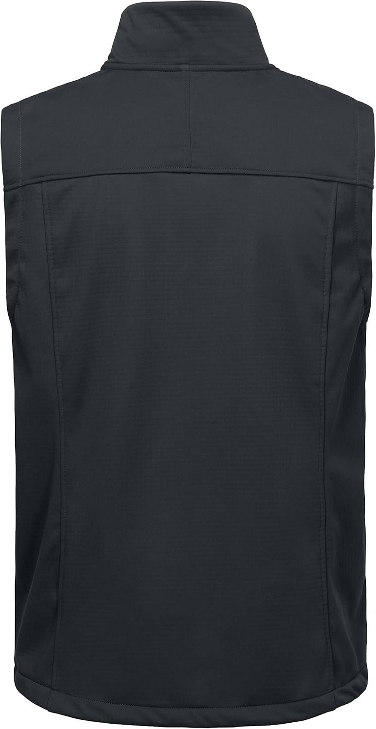 imageLittle Donkey Andy Mens Lightweight Fleece Lined Outdoor Vests Windproof Sleeveless Jackets for Hiking Travel Golf1 Black