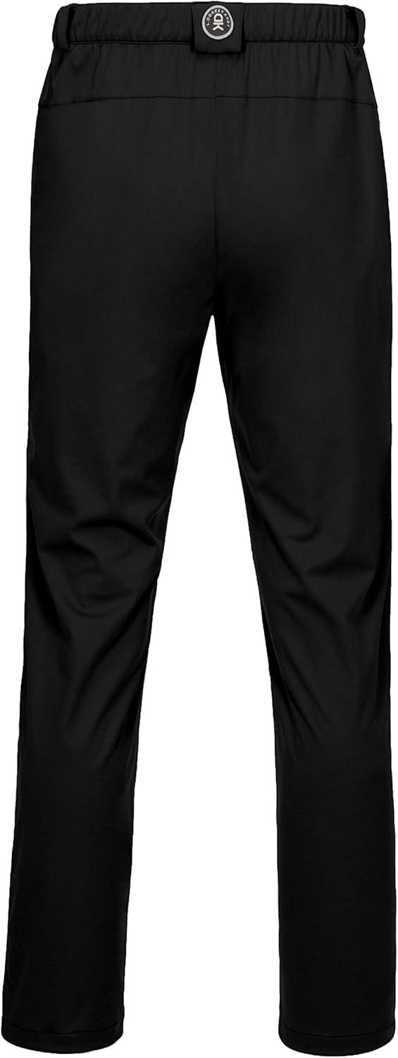 imageLittle Donkey Andy Mens Puffer Pants Warm Fleece Lined Quilted Insulation Snow Ski PantsBlack