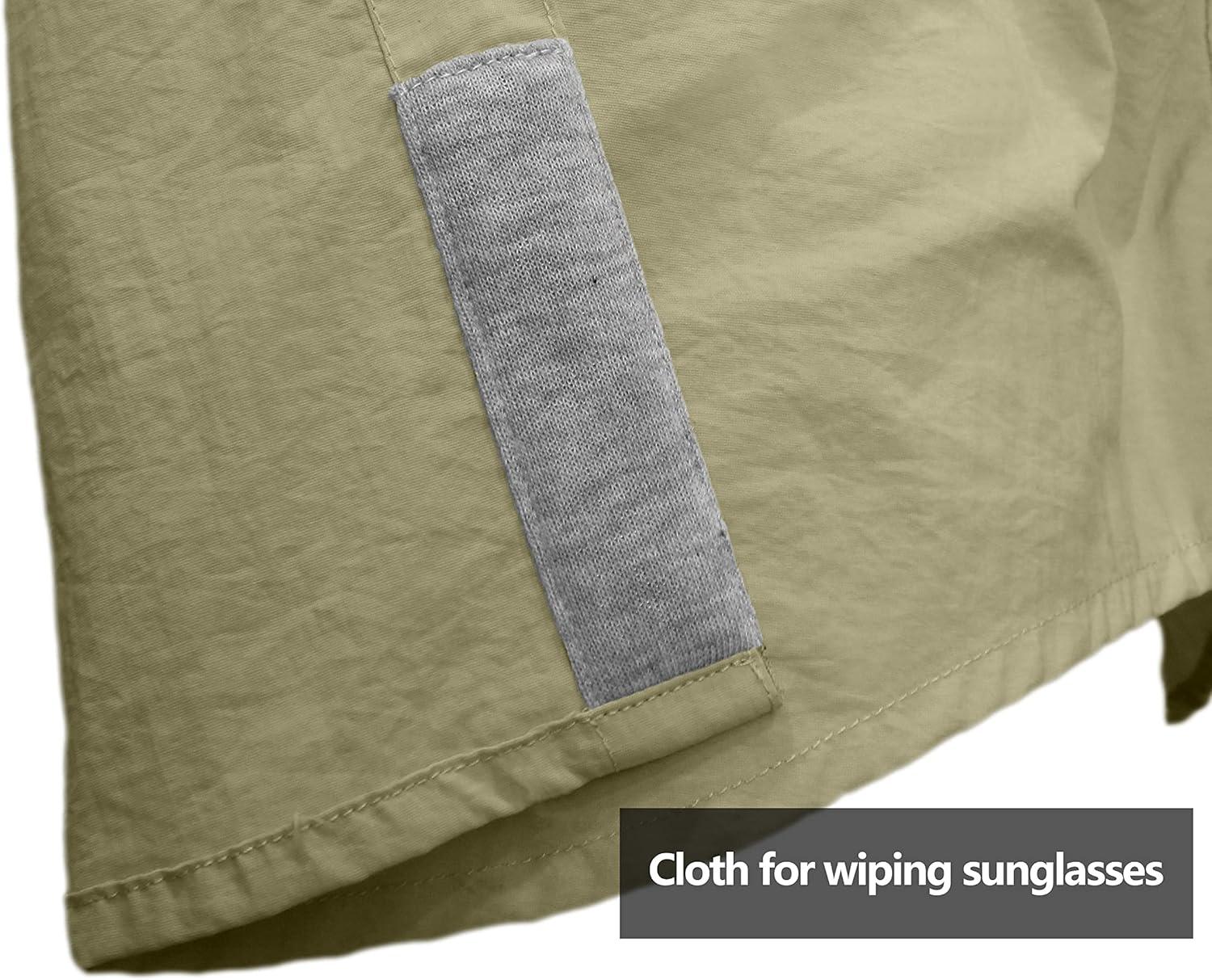 imageLittle Donkey Andy Mens UPF 50 UV Protection Shirt Long Sleeve Fishing Hiking ShirtBeige