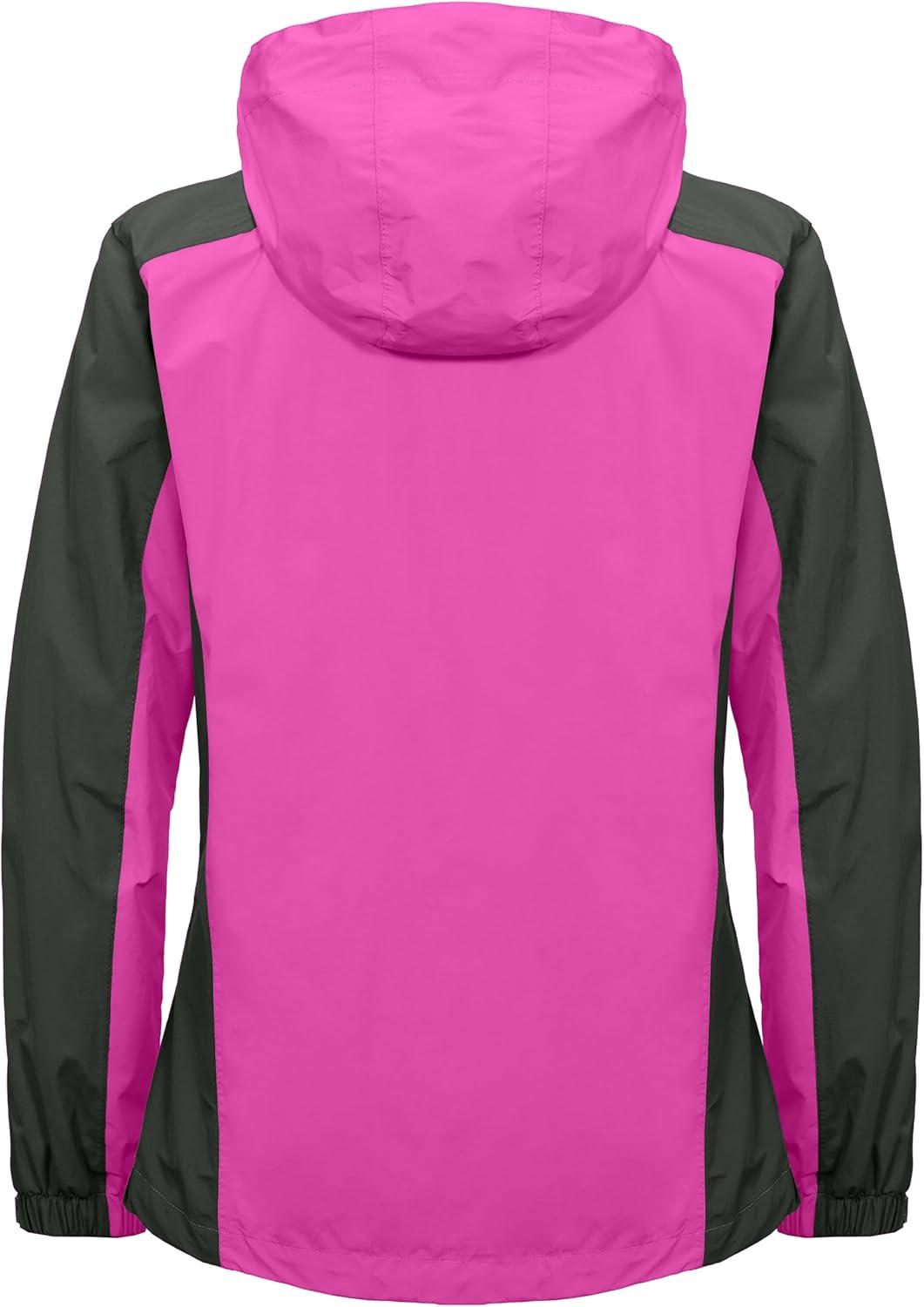 imageLittle Donkey Andy Womens 3 in 1 Winter Ski Jacket Warm Fleece Liner Jacket Waterproof Windproof Snow Coat ampamp Detachable HoodRoseGrey