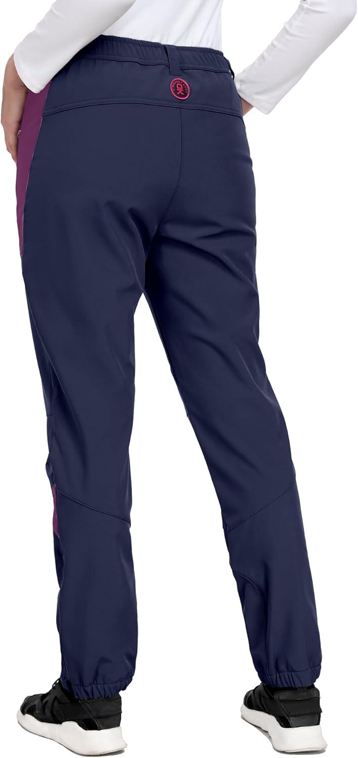 imageLittle Donkey Andy Womens Fleece Lined Waterproof Softshell Pants Hiking Ski Snowboarding PantsAnavy
