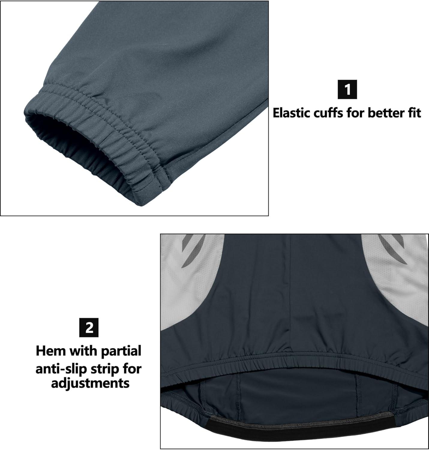 imageLittle Donkey Andy Womens Half Zip Cycling Jerseys Long Sleeve Bike Shirts Running HikingSteel Grey
