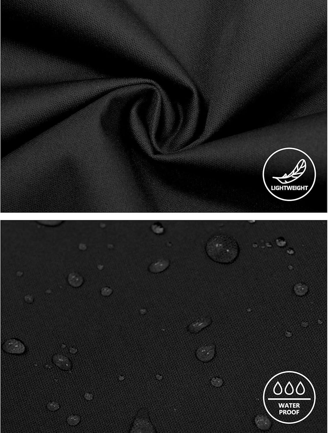 imageLittle Donkey Andy Womens Lightweight Rain Cycling Stretch Jacket with Hood Windproof and Waterproof Ultralight PackableUpgrade Pocketblack