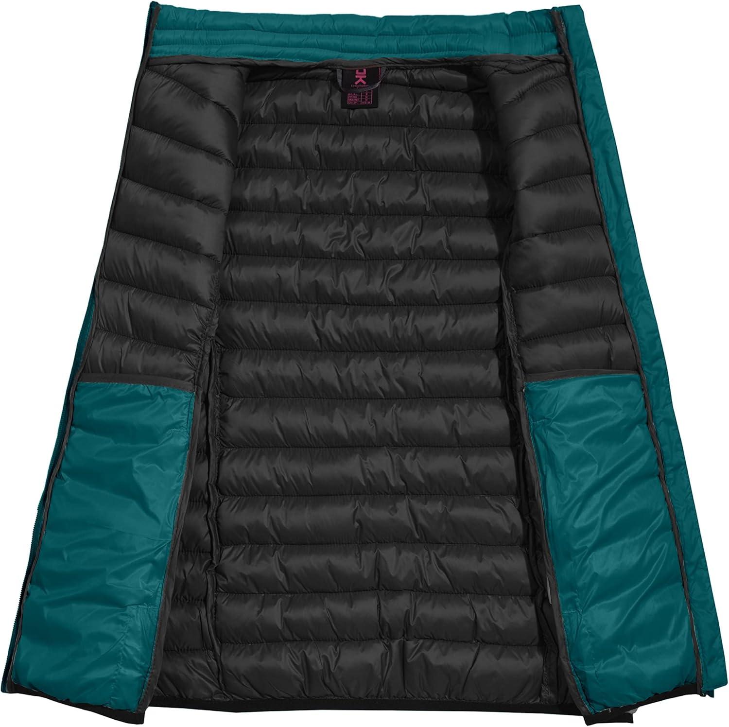 imageLittle Donkey Andy Womens Lightweight Warm Puffer Golf Vest Thermal Winter Sleeveless Jacket for Hiking Travel CasualB7 Viridian Green