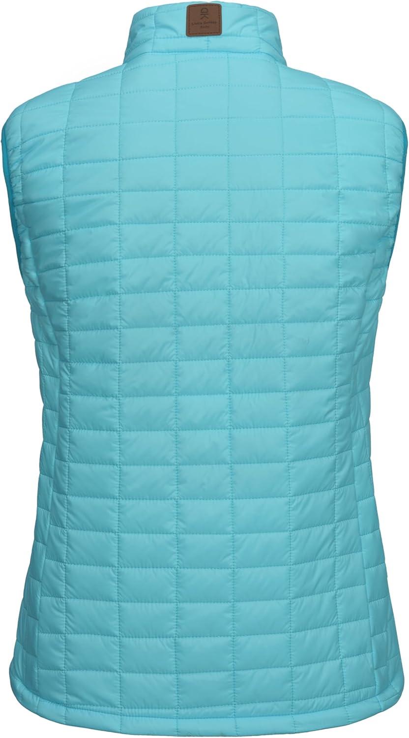 imageLittle Donkey Andy Womens Puffer Vest Lightweight Warm Sleeveless Jacket for Hiking Travel GolfLight BlueLight Blue