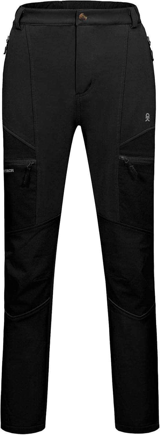 imageLittle Donkey Andy Womens Ski Softshell Pants Winter Windproof Snow PantsBblack
