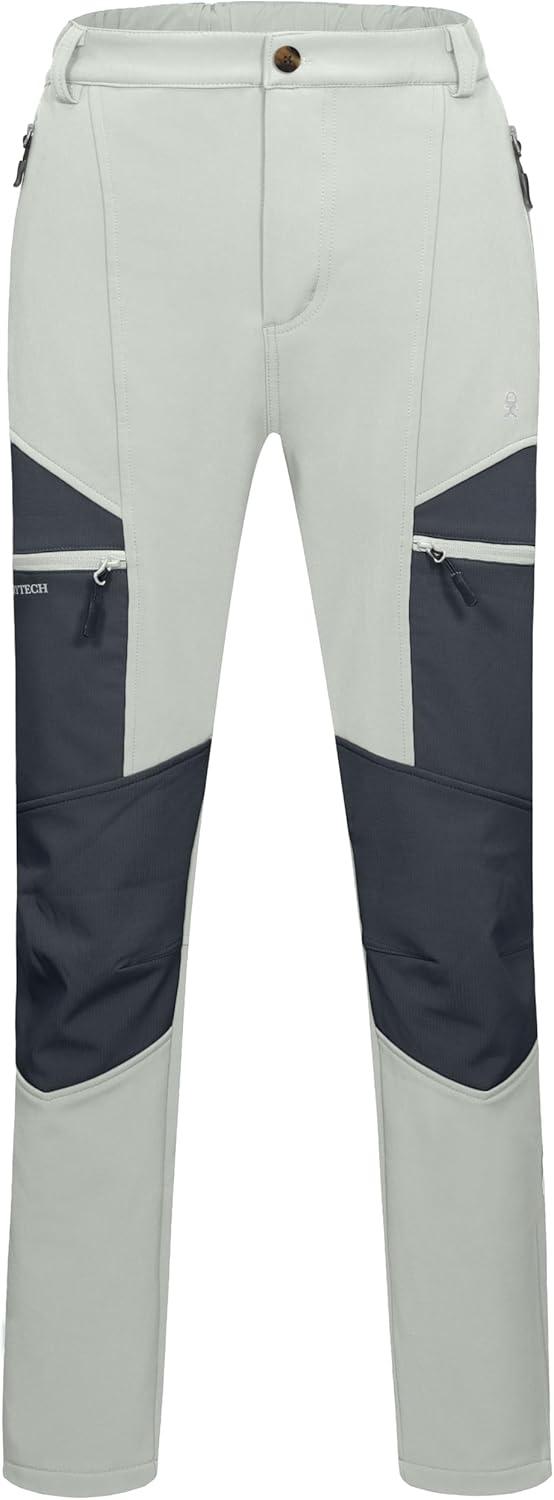 imageLittle Donkey Andy Womens Ski Softshell Pants Winter Windproof Snow PantsBlight Gray