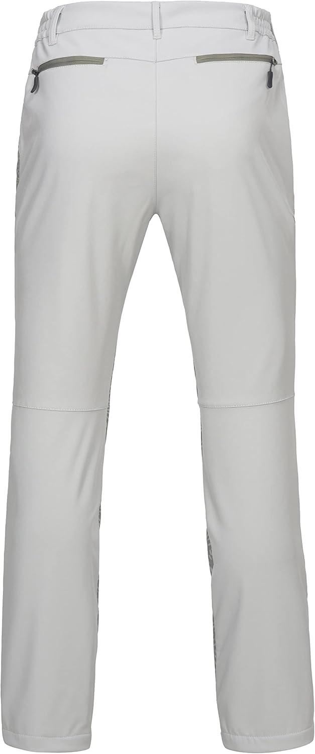 imageLittle Donkey Andy Womens Softshell Pants Fleece Lined and Water Repellant for Hiking Ski SnowboardingKhaki Floral
