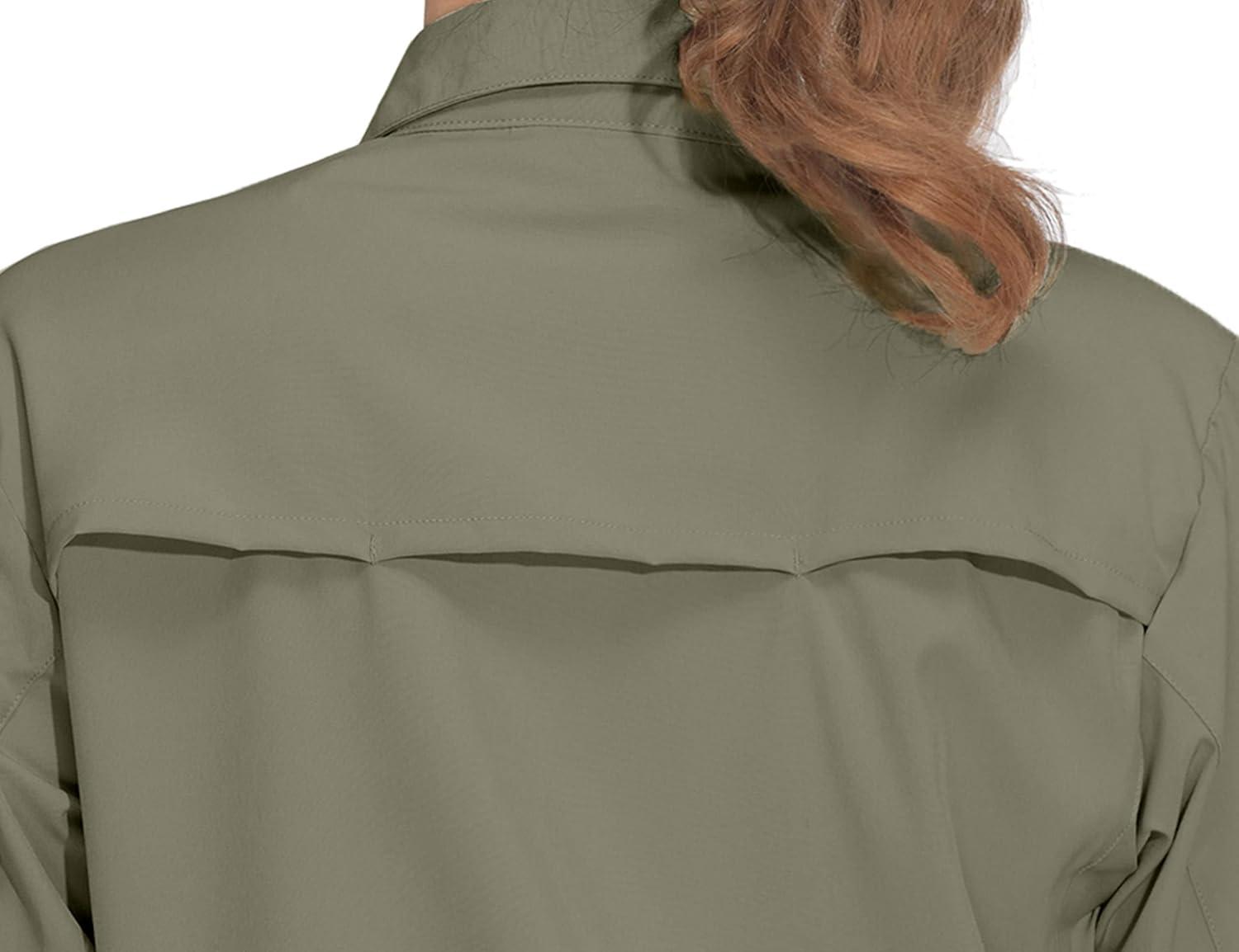 imageLittle Donkey Andy Womens Stretch Quick Dry UPF50 Long Sleeve Shirt for Hiking Travel CampingUpgraded Sage