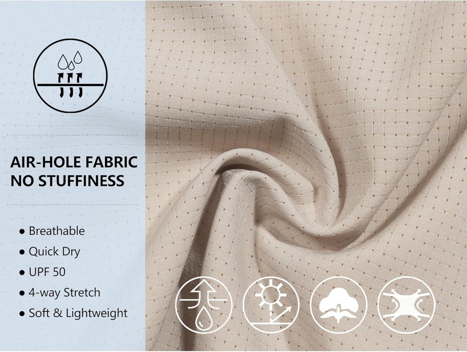 imageLittle Donkey Andy Womens UPF 50 UV Protection Shirt Breathable Short Sleeve Fishing Hiking Shirts Quick DryWood Ash