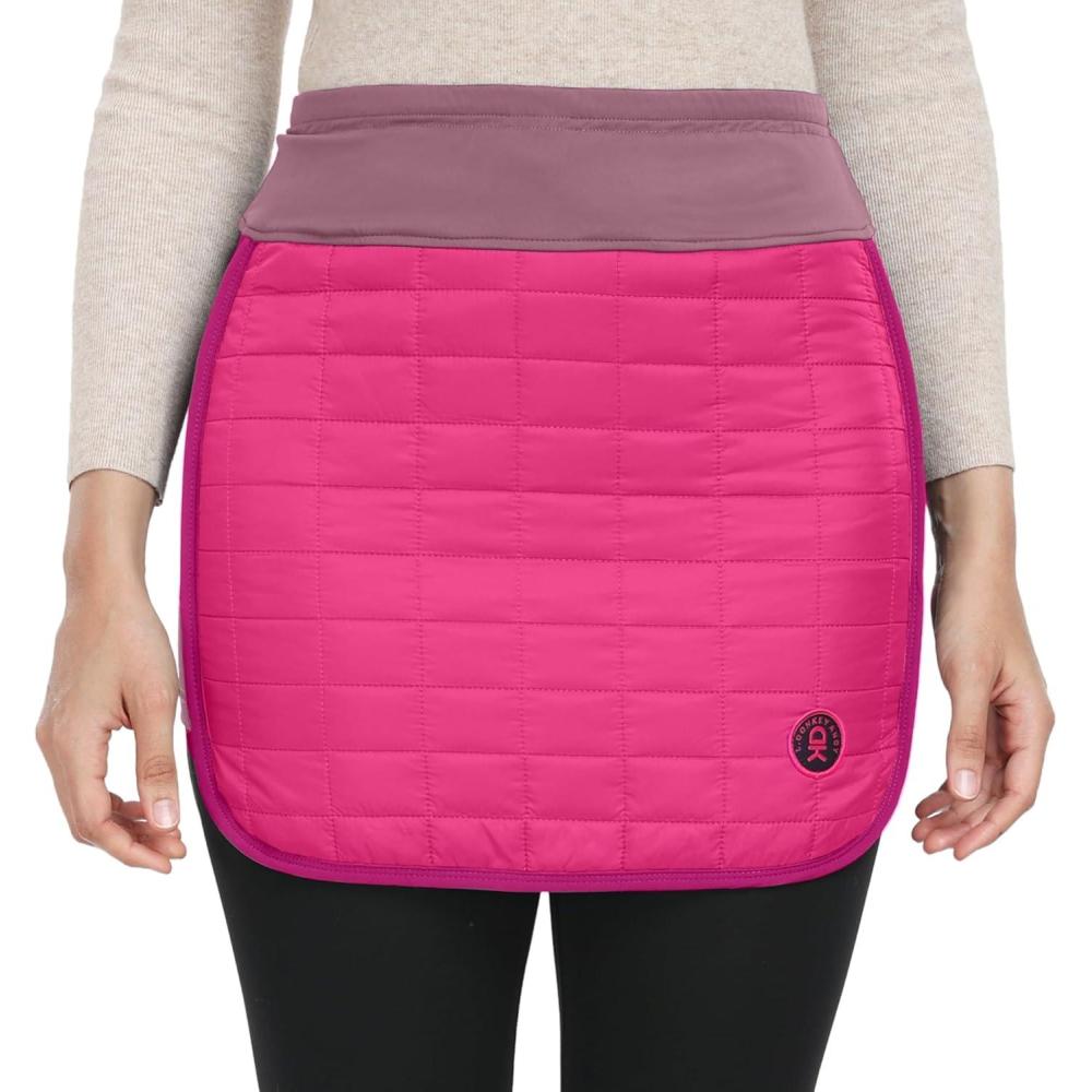 imageLittle Donkey Andy Womens Lightweight Puffer Sport Skorts Warm Quilted Skirt Outdoors Hiking RunningA Fuchsia Rose