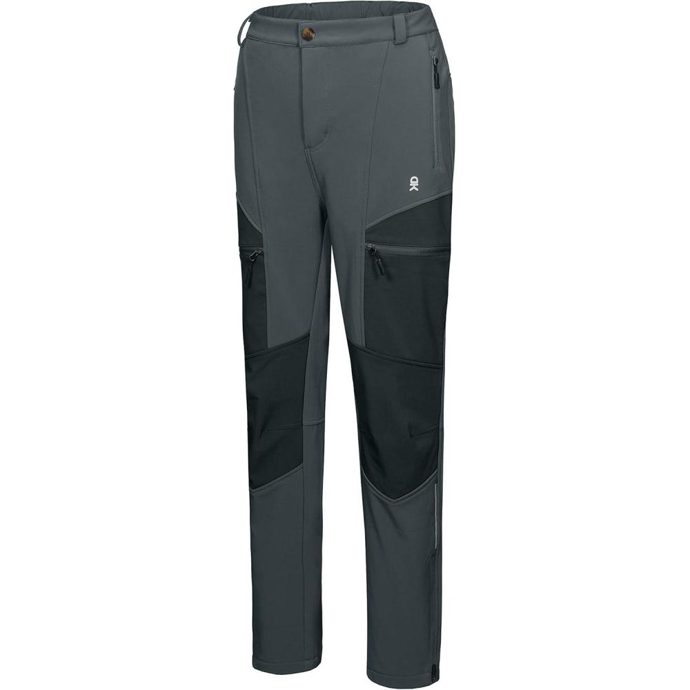 imageLittle Donkey Andy Womens Ski Softshell Pants Winter Windproof Snow PantsBdark Gray