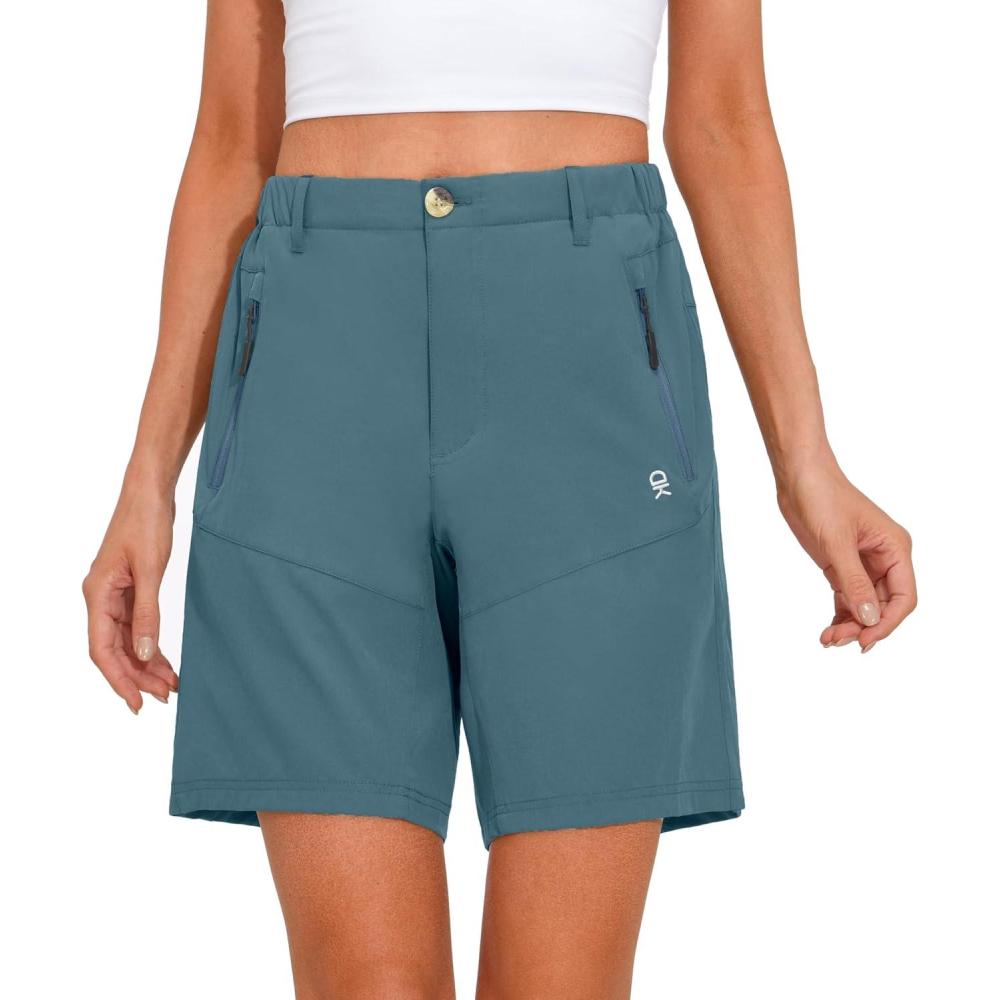 imageLittle Donkey Andy Womens Stretch Quick Dry Shorts for Hiking Camping TravelA2 Slate