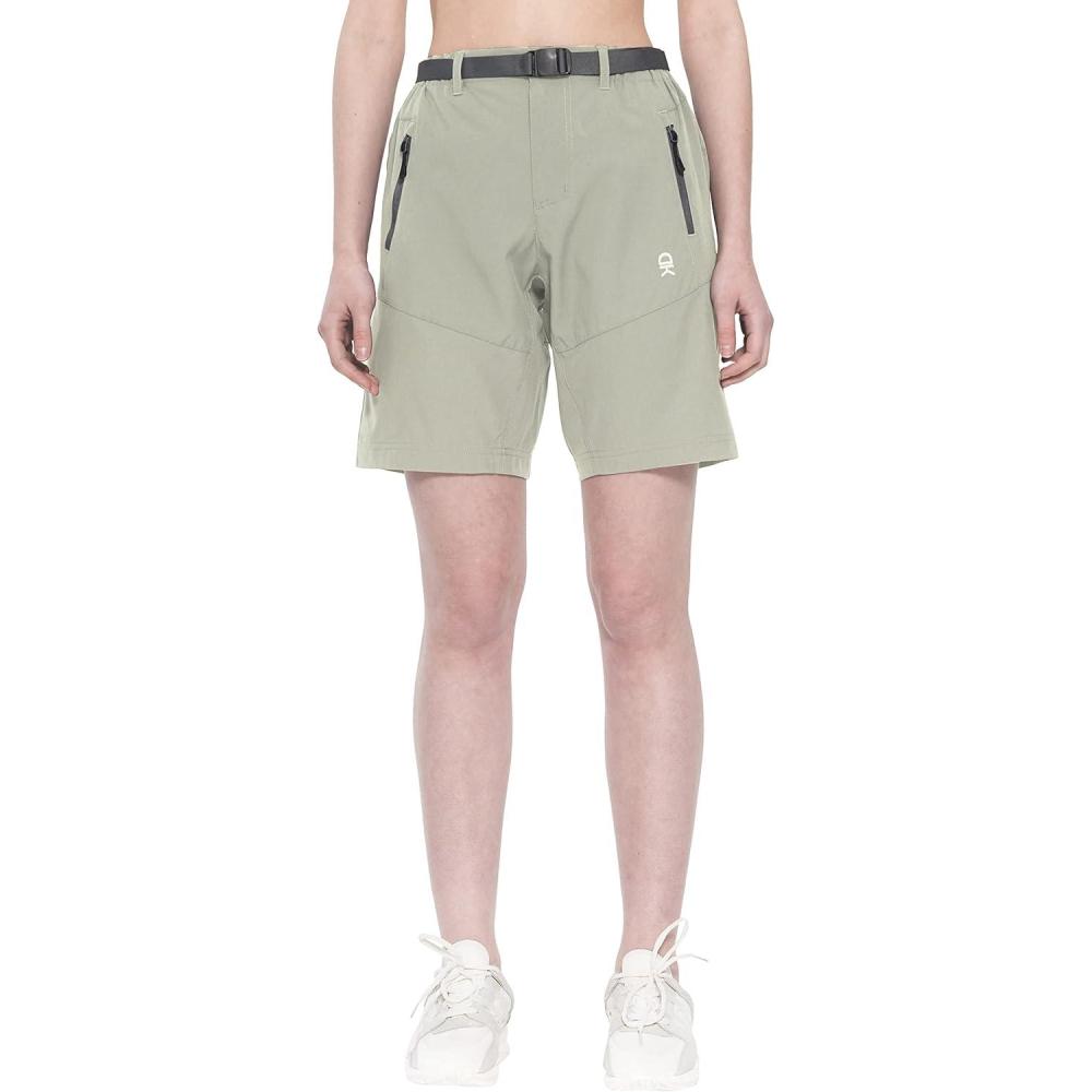 imageLittle Donkey Andy Womens Stretch Quick Dry Shorts for Hiking Camping TravelKhaki