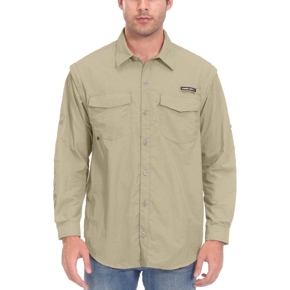 imageLittle Donkey Andy mens UtilityDetachable Sleevespale Khaki