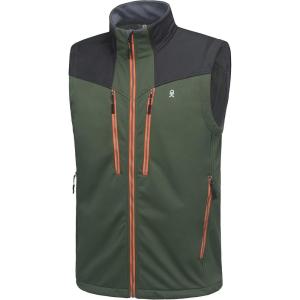 Little Donkey Andy Men’s Lightweight Fleece Lined Outdoor Vests Windproof Sleeveless Jackets for Hiking Travel Golf(3. Jungle Green)