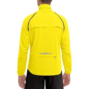Little Donkey Andy Men’s Quick-dry Running Jacket, Convertible UPF 50+ Cycling Jacket Windbreaker with Removable Sleeves(Yellow)
